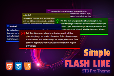 STB Pro Simple Flash Line Theme